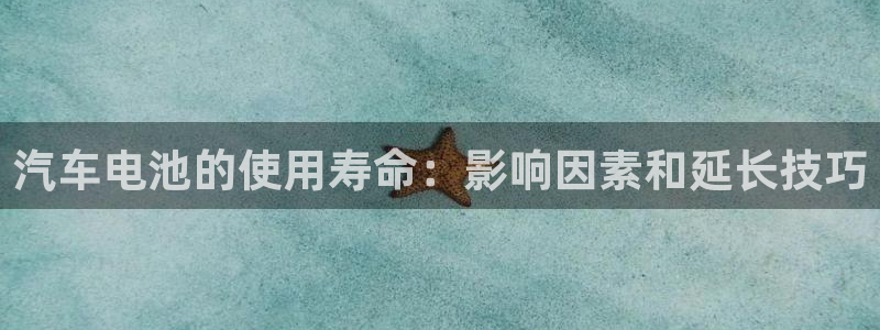 优发国际手机版客户端下载安装：汽车电池的使用寿命：影响因素和延长技巧