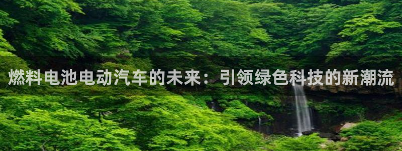 优发国际官网网站入口：燃料电池电动汽车的未来：引领绿色科技的新潮流