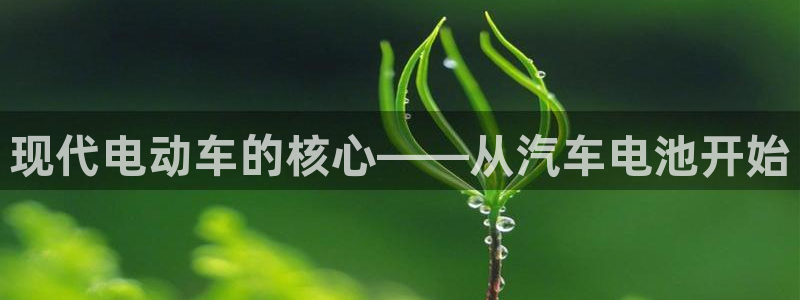 优发国际官方网手机版下载安装：现代电动车的核心——从汽车电池开始